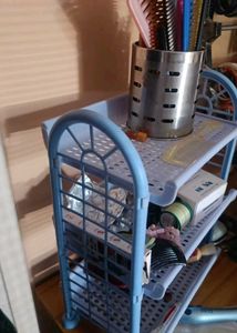 Plastic stand cum organiser for home