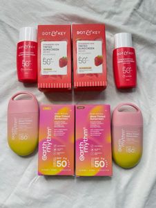 Dot & Key and Earth Rhythm Tinted Sunscreens