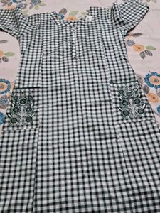 Classic Gingham Check Dress