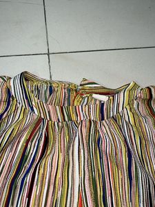Colorful Striped Sleeveless Top