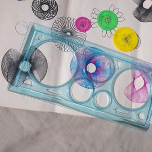 Spiral Spirograph Geometric Ruler Drafting Tools Art Stationery For Students Drawing Ruler Creative Learning, Brain Development. School Supplies Needs For Kids, Childrens, Girls, Boys, Toy Art Game.
