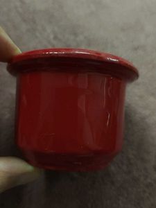 Mini Red Ceramic Decorative Cup