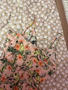Floral Print Beach Romper