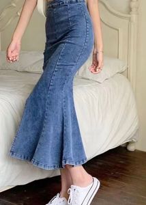 Denim Mermaid Skirt