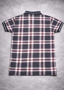 Men's Plaid Polo Shirt