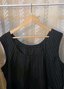 Striped Sleeveless Maxi Dress
