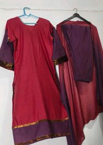 Embellished Kurta with Dupatta