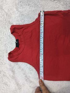 Red Cropped 🤎Tank Top
