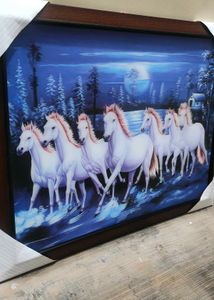 7 Horses 3D Painting