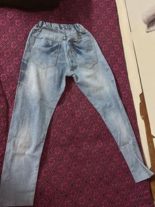 Light Wash Distressed Jeans