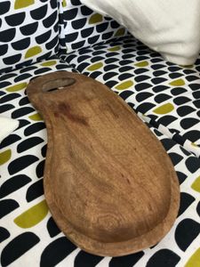 Unique Wooden Serving Tray with Handle