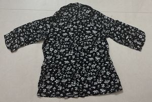 Chic Floral Print Top