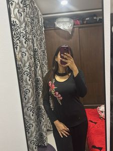 classy black top