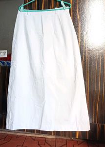 Classic White Midi Skirt