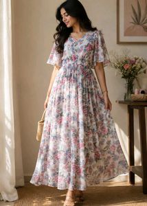 Beautiful Floral Maxi Dress