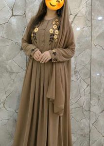 Elegant Embroidered Abaya