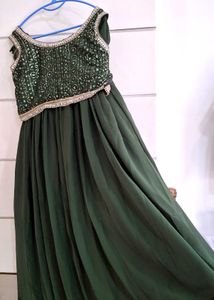 Green Sequin Blouse