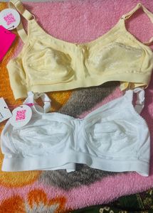 Bra Bundle: White & Yellow Comfort