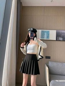 URBANIC Pleated Black Mini Skirt