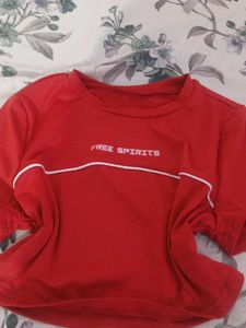 Red Tracksuit Set