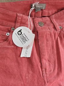 New Pink Corduroy Pants