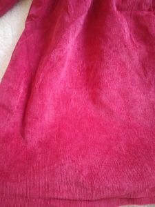 Cute Pink Corduroy Baby Dress