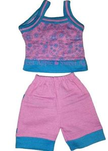 Cute Pink &amp; Blue Baby Girl Outfit