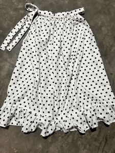 Chic Polka Dot Halter Neck Dress