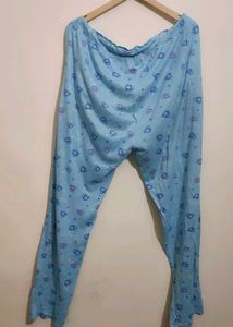 Cyan Color NightSuit For 40 Bust