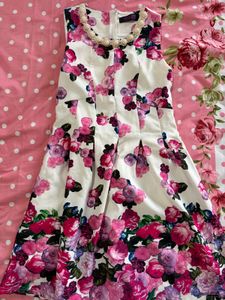 Floral Print Sleeveless Dress