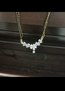 AD Stone Necklace & Mangalsutra