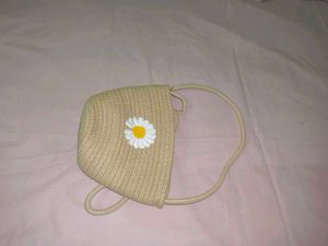 brand new Daisy Straw Crossbody Bag