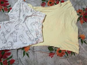 Cute Cat Pajama Set (tshirt+shorts)