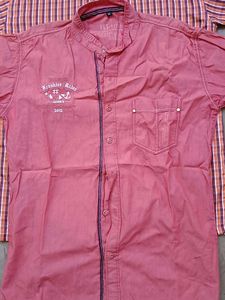 Set of 2 Bundle Men Women Casual Shirt
