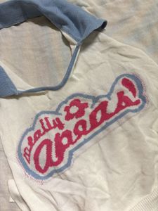 Cute Graphic Knit Top