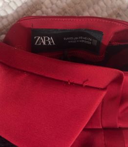 Red Satin Mini Dress