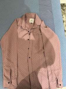 AX Men's Textured Button-Down Shirt