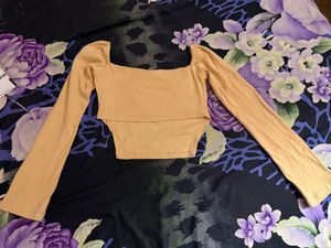 Stylish Off-Shoulder Crop Top