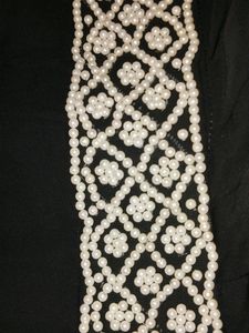 Black Jumpsuit with Beaded Waist