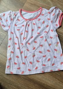 UNIQLO Baby Watermelon Print Romper