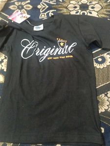 Cute Black T-shirt and Shorts Set