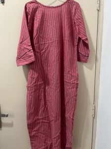 Striped Pink Kurta