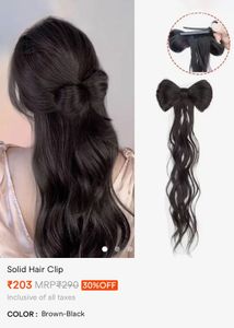 Cute Bow Hair Clip for Women