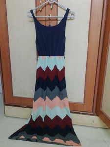 Boho Chevron Maxi Dress