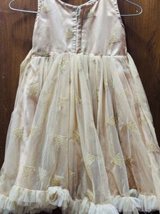 Customised Golden Back Flair Frock