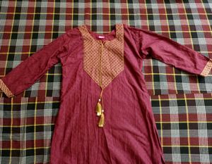 Maroon Kurta Set with Dupatta ❤️