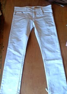 White Skinny Fit Jeans,size 36, original