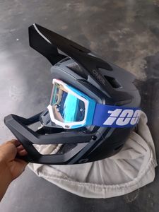 brand new downhill bicycle helmet for enthusiast