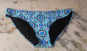 Blue Floral Bikini Bottom