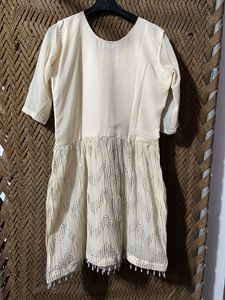 Elegant Cream Sharara Set